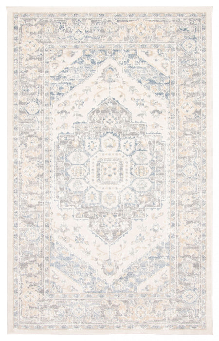 Bijara Blue Area Rug - 5'0\" X 8'0\" 