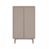 Ella Modern 32\" Accent Cabinet in Mocha