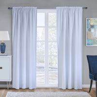 Thermaplus Ultimate White Blackout Multi Header Curtain Liner - 45 x 113