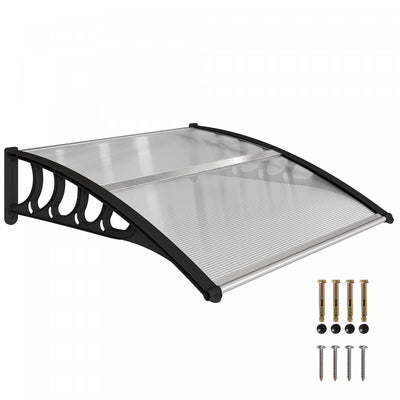 Outsunny Window Awning Door Canopy 40" x 40" Front Door Outdoor Patio Cover