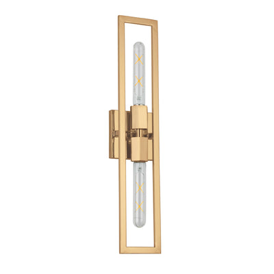 Dainolite Wisteria 2 Light Wall Sconce Aged Brass Lamp|Applique murale Wisteria de Dainolite avec fini laiton antique et 2 ampoules