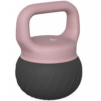 Soozier 11lb Soft Kettlebell, Metal Sand Filled Weight with Grip Handle, Solid Kettlebell Weight for Full Body Workout and Strength Training, Home Gym Equipment, Coffee