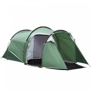 Outsunny Camping Dome Tent W/ Vestibule For 2-3 Person With Weatherproof Screen Room Vestibule Backpacking Tent Lightweight For Fishing & Hiking Dark Green