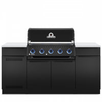Broil King Baron 520i Shadow 4-Burner Built-In 45,000-BTU Propane Gas BBQ - 876814 Grill 