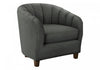 Monarch Specialties - Accent Chair, 31\"H, Upholstered, Living Room, Bedroom, Dark Grey Fabric, Transitional
