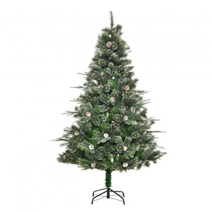 Homcom 6ft Artificial Christmas Tree With 679 Branch Tips