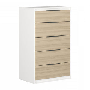 Hourra 5-Drawer Chest - Soft Elm White