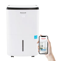 Honeywell Smart Portable Dehumidifier - 50 Pint - White 