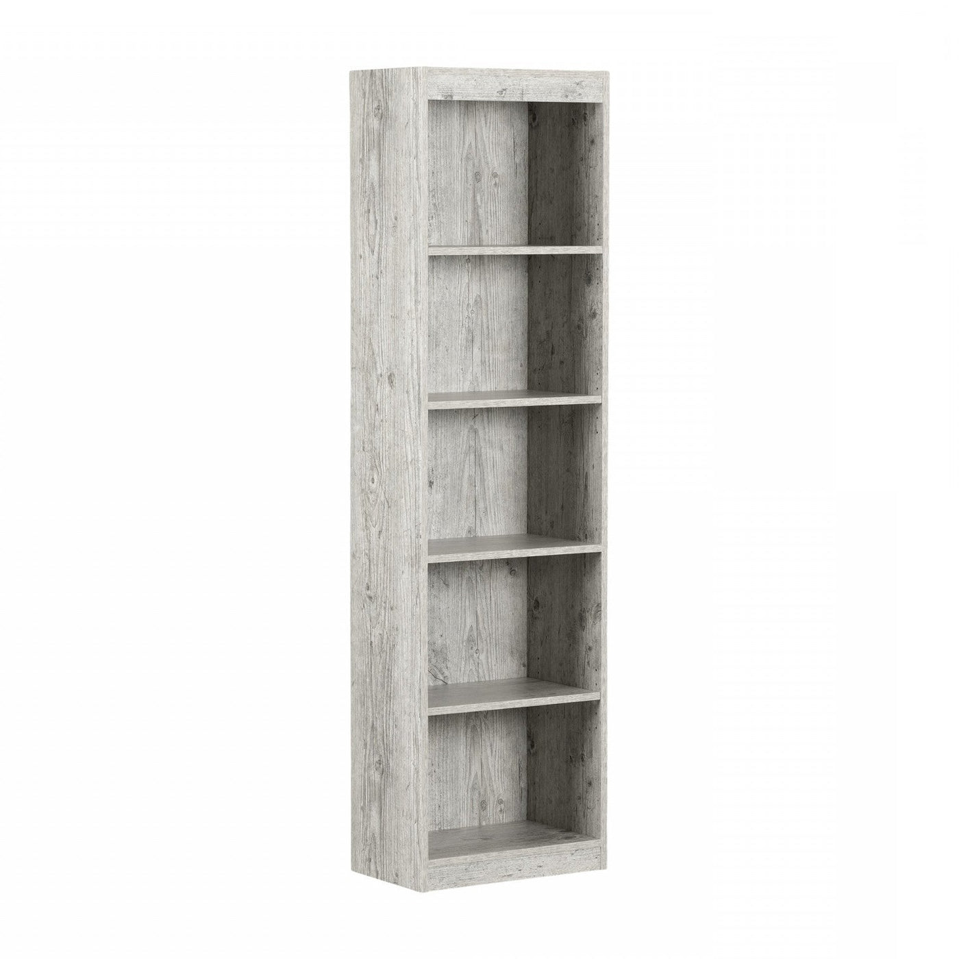 5 shelf narrow online bookcase