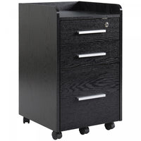 Homcom 3-drawer Mobile File Cabinet Office Filing Cabinet