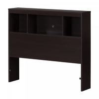 Spark Bookcase Headboard With Storage - Chocolate  