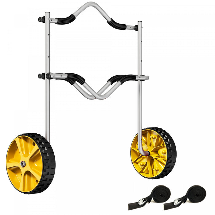 Soozier Kayak Cart Dolly With Alumnium Frame, Height And Width Adjustable