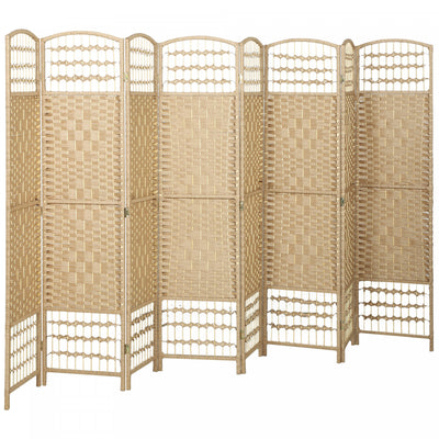 HOMCOM 5.6ft Folding Room Divider, Freestanding Privacy Screen for Bedroom