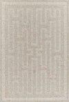 Maze Transitional 5'3\" x 7'0\" Area Rug in Grey Indoor Area Rug
