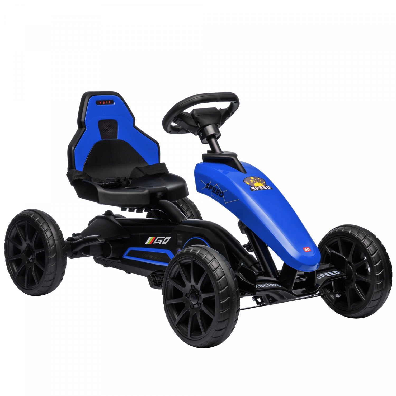 Aosom Pedal Go Kart For Kids Pedal Car With Swing Axle Adjustable. The Brick