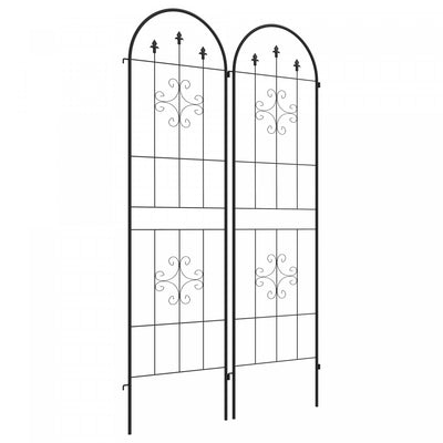 Set Of 2 Garden Trellis Metal Trellis For Climbing Plants Flowers|Lot De 2 Treillis De Jardin En Metal Pour Plantes Grimpantes Et Fleurs