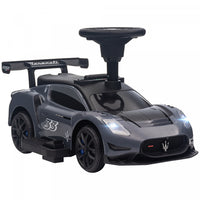 Qaba Maserati Gt2 Licensed 6v Baby Car, Battery Powered Ride-On Toy For Toddlers, Electric Car For K