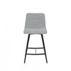 Corbin Mid Grey Upholstered Bar Stool (Set of 2)