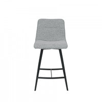 Corbin Mid Grey Upholstered Bar Stool (Set of 2)