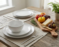 S&CO Home Royale 12-Piece Porcelain Dinnerware Set, Service for 4