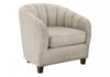Monarch Specialties - Accent Chair, 31\"H, Upholstered, Living Room, Bedroom, Cream Fabric, Transitional