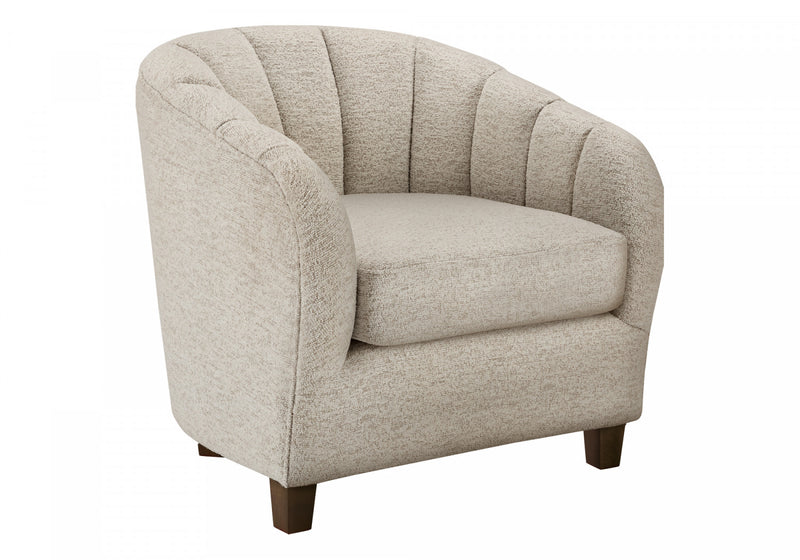 Monarch Specialties - Accent Chair, 31\"H, Upholstered, Living Room, Bedroom, Cream Fabric, Transitional
