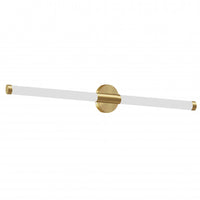 Dainolite Corvette 20w Wall Sconce Aged Brass White Acrylic Diffuser Lamp