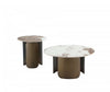 Monica Modern Glam 2-Piece Coffee Table & End Table Set in Bronze Coffee Table Set | Ensemble moderne et glamour Monica de 2 tables : table basse et table d’appoint en bronze