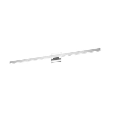 Dainolite Arandel Vanity Light 4"d 24w LED Polished Chrome White Acrylic Diffuser Lamp|Lumière de coiffeuse Arandel de Dainolite de 4 po de diamètre en acrylique blanc qui diffuse la lumière, avec fini chromé poli et ampoule à DEL de 24 W
