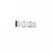 Dainolite Winston Vanity Light 15w Polished Chrome Light White Acrylic Diffuser Lamp