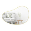 Umbra Hubba Pebble 24\" x 36\" Mirror - Brass