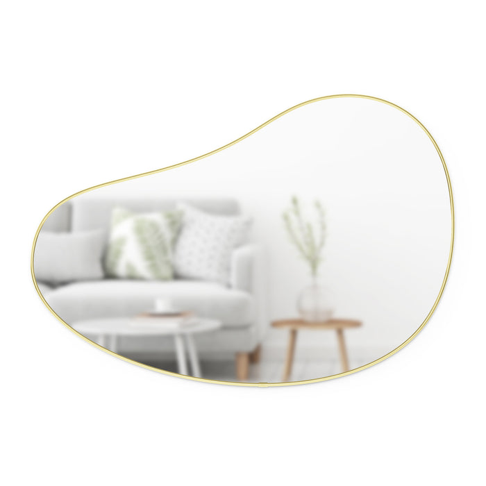 Umbra Hubba Pebble 24\" x 36\" Mirror - Brass