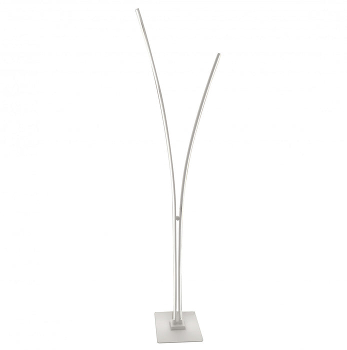 Dainolite Vincent Floor Lamp 34w Matte White White Silicone Diffuser