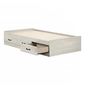 Ulysses Twin Mates Platform Storage Bed - Winter Oak