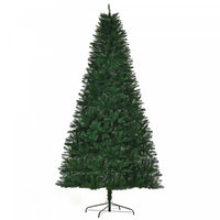 Homcom 8ft Artificial Christmas Tree With 1499 Branch Tips