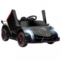 Aosom 12v Electric Powered Ride-On Car With Butterfly Doors, 4.3mph Kids Ride-on Toy For Boys And Gi