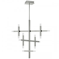Dainolite Acasia Chandelier 42w Polished Chrome Frosted Acrylic Diffuser Lamp