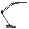 Dainolite Ultima Fluorescent Spring Balanced Arm Desk Lamp 13w Black Finish 36