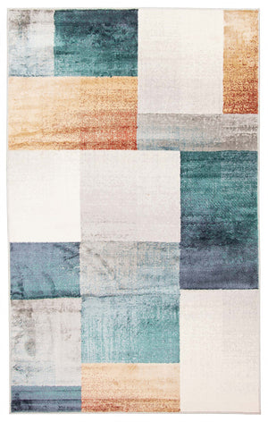 Rylie Multi-Colour Area Rug - 5'0