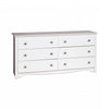Monterey 6-Drawer Dresser - White
