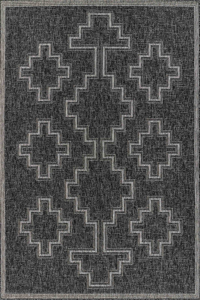 Esina Transitional 6'6" x 9'0" Area Rug in Black Indoor Area Rug | Tapis Transitionnel Esina 6'6" x 9'0" en Noir