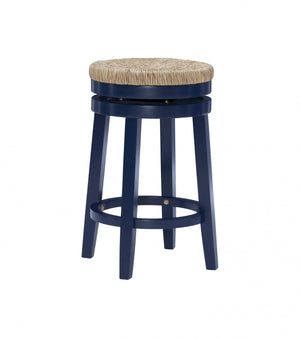 Morgan Counter-Height Stool - Navy Blue