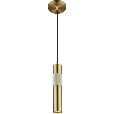 Dainolite Passwell 1 Light Pendant Aged Brass Lamp|Luminaire suspendu Passwell de Dainolite avec fini laiton vieilli et 1 ampoule