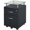 Homcom Filing Cabinet With Lock And Hanging Rail