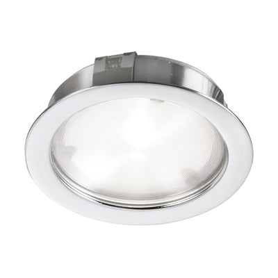 Dainolite Cree LED Puck Light 4w 24vdc Input 3000k Cri80+ 40° Beam White Lamp|Lampe en forme de disque Cree de Dainolite à faisceau lumineux de 40°, avec fini blanc, ampoule à DEL de 4 W, entrée de 24 VCC, IRC80+ et 3 000 K