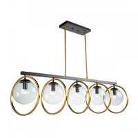 Lugano Island Light - Brass