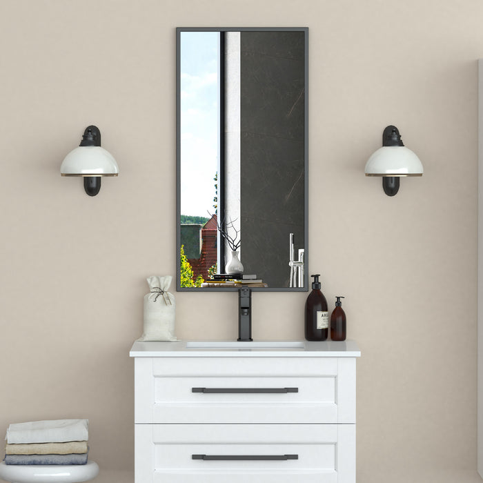 Border Black 36\" Mirror