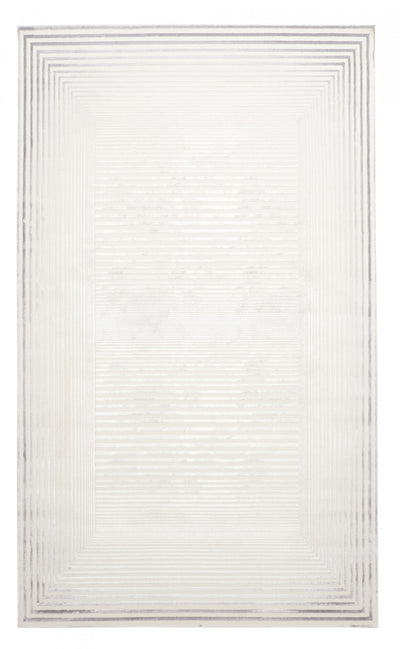 Ramona Grey Rug 5'0" x 8'0" | Tapis Contemporain/Moderne Ramona 5'0" x 8'0" en Gris
