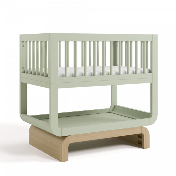Storkcraft Santorini Deluxe 3-in-1 Convertible Bassinet - Sage/Driftwood
