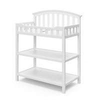 Graco Changing Table with Water-Resistant Changing Pad - White